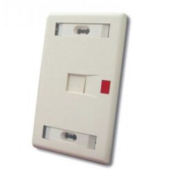 Mặt mạng Faceplate 1 port Commscope/AMP (272368-1)