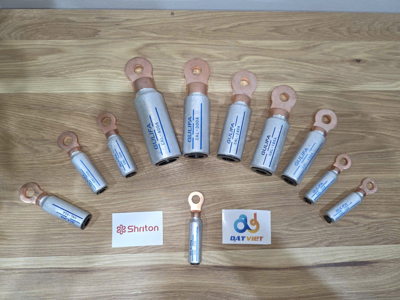 Đầu cốt đồng nhôm Gulifa 35mm2 - Ảnh 4